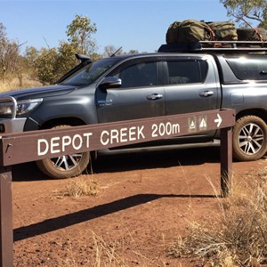 Depot Creek turn off, Broadarrow Track