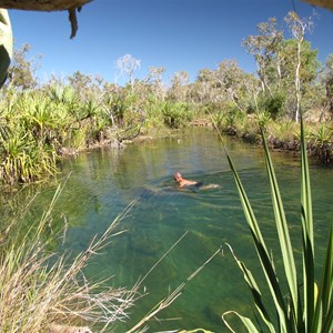 Swimming hole paddle