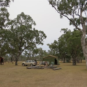 General view of camping area  - June 2013