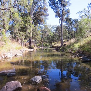 Water in camp creek - June 2013