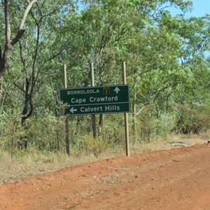 Westbound sign