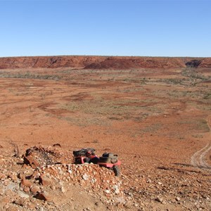 Looking back across the Rooney Valley to DQB Campsite and Gorge