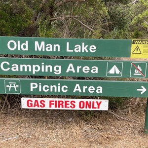 Old Man Lake Camp Area