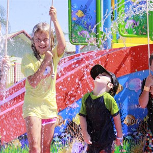 Cooling down at the Resort Waterpark