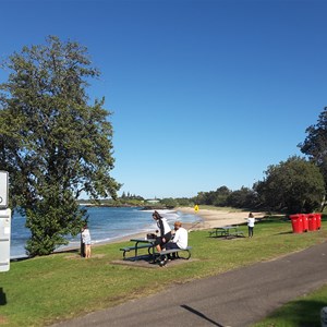 Adjacent beach