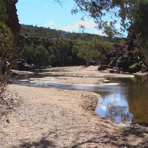 Trephina Gorge near camping areas