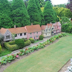 A row of houses at Cockington Green 