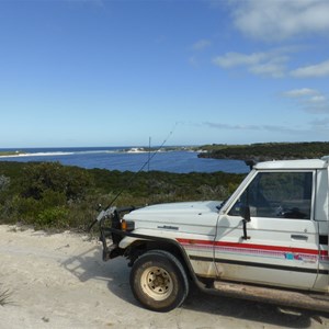 Approach to Munglinup river mouth