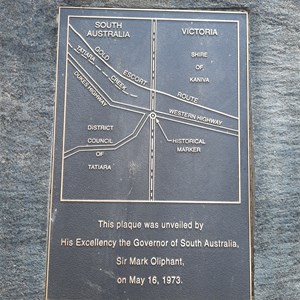 Brass plaque
