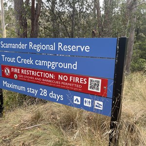 Trout Creek Reserve Camp Area