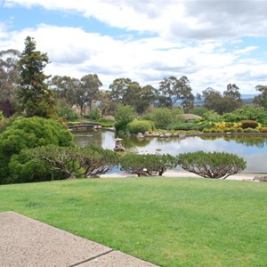 Panoramic view of the lake