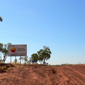 NT-WA border on Tanami Track