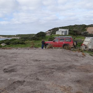 Normans Beach WA camp area near Albany WA