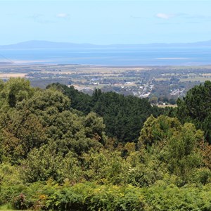 The view of Corner Inlet and Wilson's Promintory