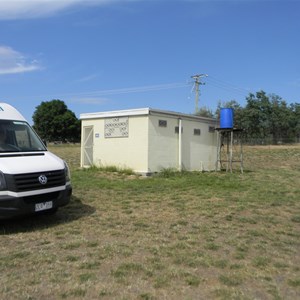 Toilet block on upper reserve area