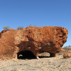 Nearby rock