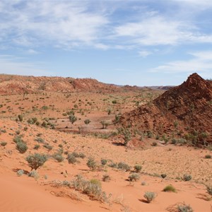 The view to the west from Pyramid Point