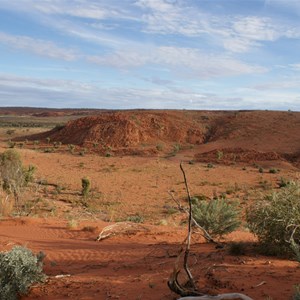 Pyramid Point - The view south back into the main valley 