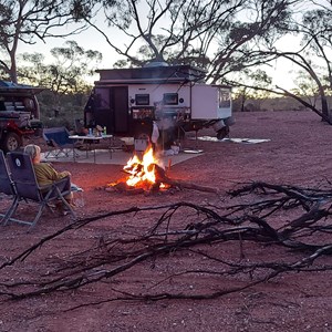 Camp-site at Lake Douglas