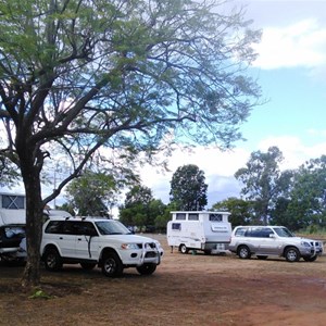 Parket under a shady tree at Duaringa