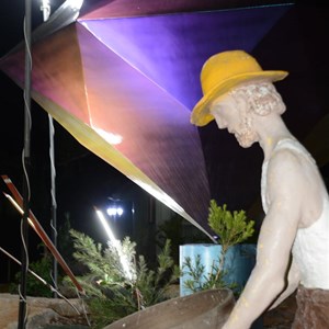 The Big Sapphire at night