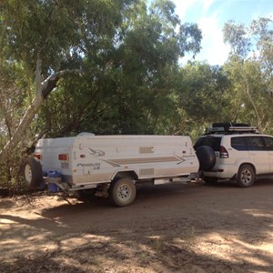 Camp site beside Mistake Creek, Bladensburg NP