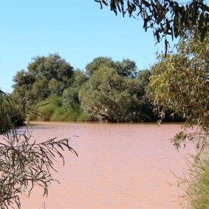 Eyre Creek at Cutta Burra Crossing
