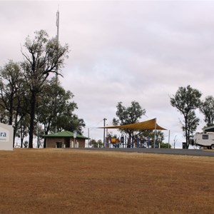 A general view of the Black Stump rest area