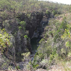 Gorge with falls