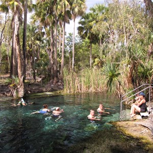 Main entrance to pool