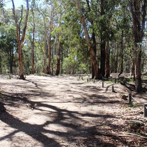 Entry to east side tent area