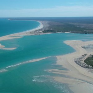 Aerial view of Willie Creek