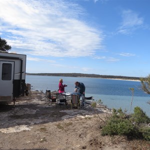 Clifftop camping -watch your step