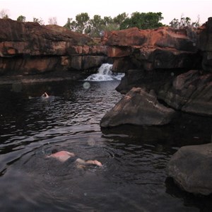 Swimming hole at KER Campground