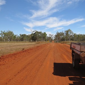 View west back to river