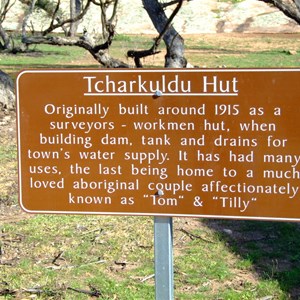 Tcharkulda Hut Sign