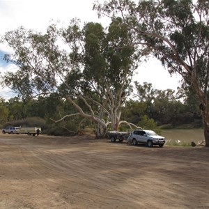 Riverfront camping