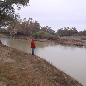 Waterhole at Bourke's Grave camp area