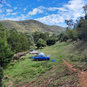 Upstream view from walking track