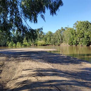 River beach