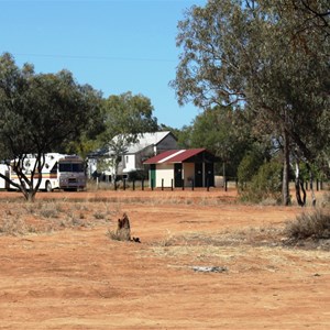 New toilet facilities near hotel and camping area.