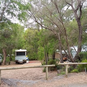 Camp site views from park road