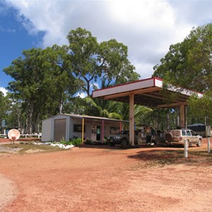 Servo with campground behind