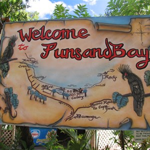 Resort entry sign