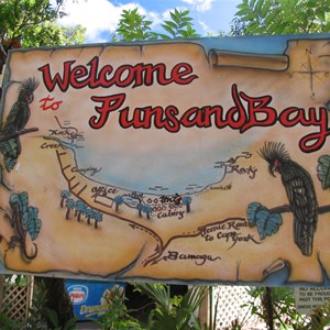 Resort entry sign