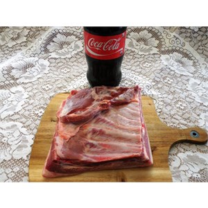 pork ribs and coke