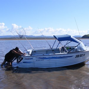 Bogged but my girl will push us out of trouble.