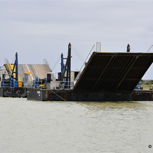 The new barge is just massive